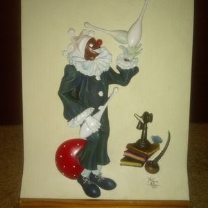Annie Lee Clown plaque - Juggles the Clown